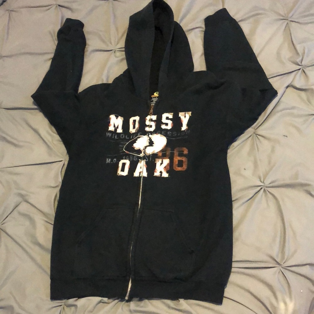 Black mossy oak jacket size M